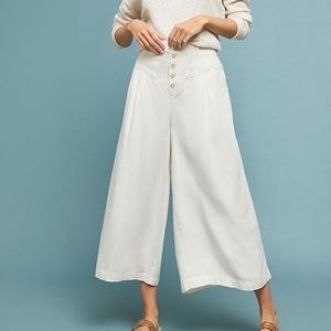 NWT Oceanside Cropped Wide-leg Pants